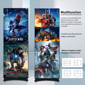 Synchrone asynchrone Steuerung mit hoher Aktualisierungsrate P1.25 P1.53 P1.86 Digitale LED-Werbung LED-Poster-Anzeige bildschirm - Product Image 6