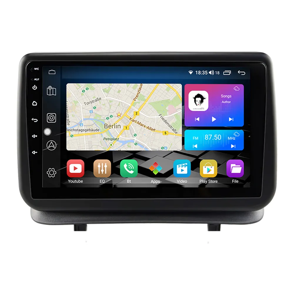 LEHX L6Pro 2 din Android autoradio 4G per Renault Clio 3 2005-2014 Stereo multimediale per Auto GPS autoradio DVD