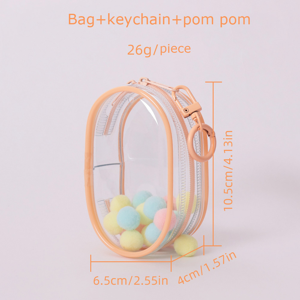 Sac + porte-clés + pompon