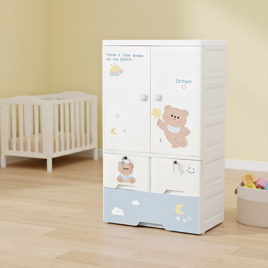 Ours blanc de dessin animé