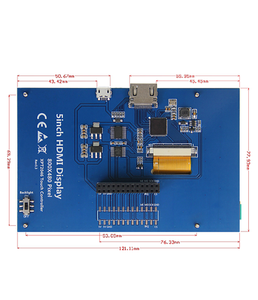 5-Zoll-TFT-LCD-Module mit Touchscreen-Schnitts telle Kompatibel mit Raspberry Pi 3 Modell B Inklusive Touch Pen