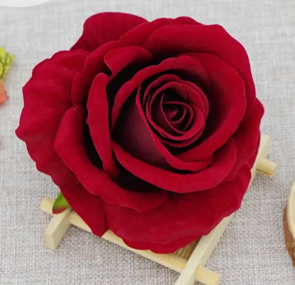 Bán Hot Giả Flannelette Vải Flowers Heads Số Lượng Lớn Silk Rose Bud Hoa Nhân Tạo Cho Wedding Party Trang Trí Nội Thất