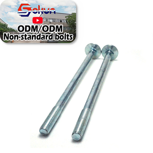 Крепежные детали, поставщик 5/16 "-18 стальных заклепок, вставки, болты для автомобильных колес, оцинкованные болты, болты для каретки