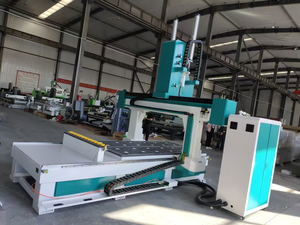 Enrutador CNC de 5 ejes para hacer moldes de espuma con husillo giratorio de 360 grados Enrutador CNC de 5 ejes resistente para fresado de moldes de espuma rígida - Product Image 4