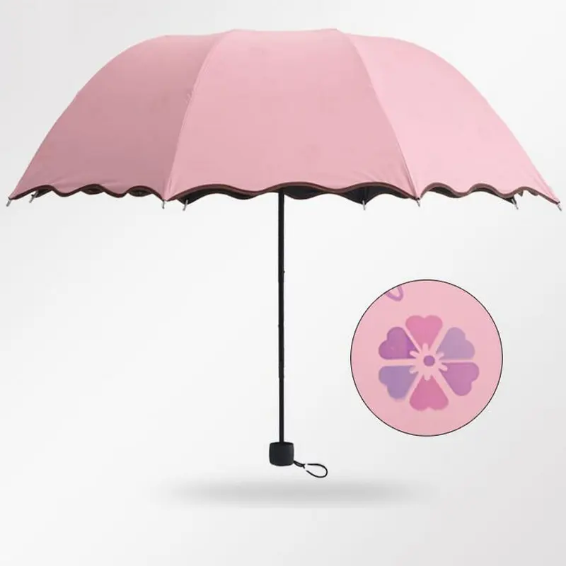 Ombrello magico Sole/Pioggia di Protezione Solare Pieghevole UV-Protezione ombrello