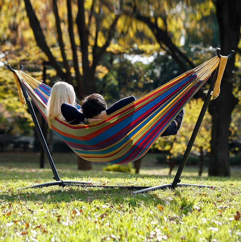New Type Of Folding Hammock Stand Portable Macrame Hammock For Outdoor