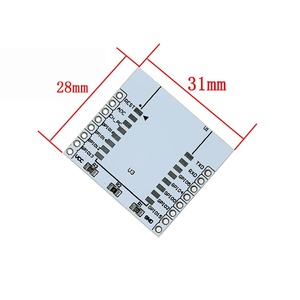 10pcs <strong>ESP8266</strong> serial <strong>WIFI</strong> <strong>Module</strong> Adapter Plate Applies to ESP-07, ESP-12F, ESP-12E Wireless Board - Product Image 2