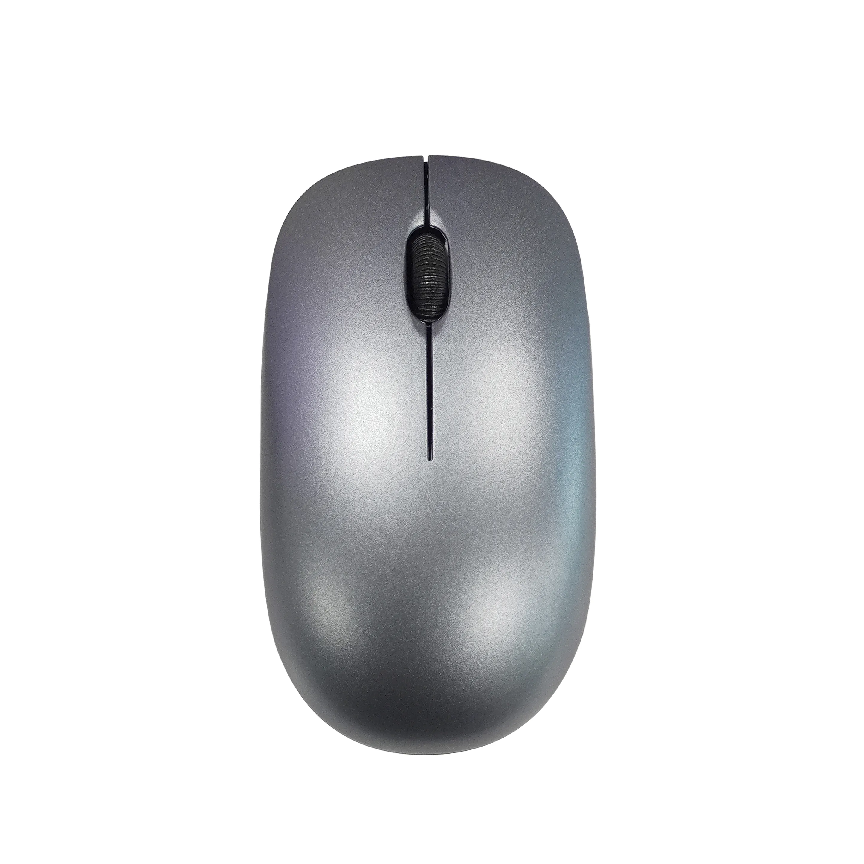 Mouse nirkabel komputer senyap merek OEM, Mouse optik nirkabel 2.4Ghz USB untuk kantor