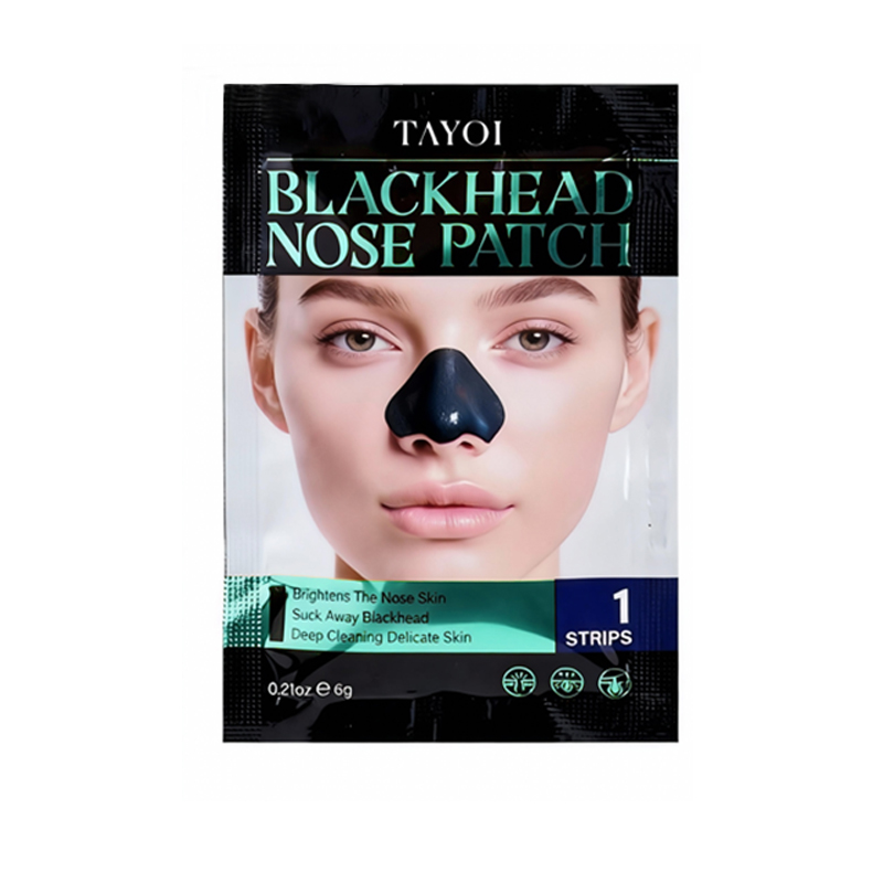 Bandes de points noirs au charbon de bambou