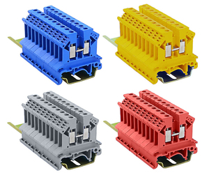 Conector de bloque de terminales montado en riel eléctrico Universal de 2,5mm, bloques de terminales de riel DIN para sistemas de riel eléctrico - Product Image 5