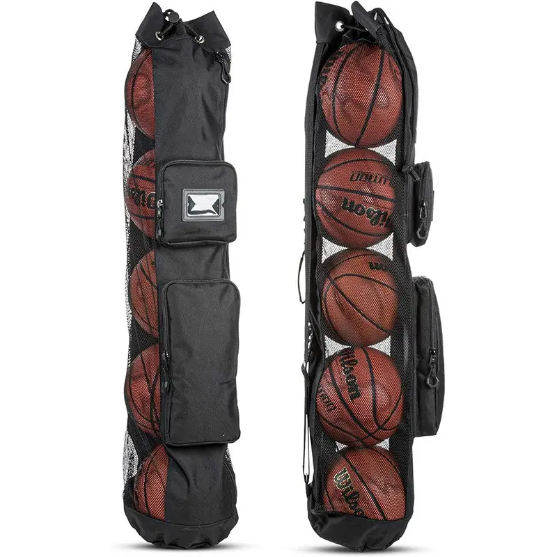 MESOROCK сетчатый мешок для мячей, сверхмощный сетчатый спортивный мешок для мячей, предназначенный для футбола и баскетбола, сетчатый мешок для спорта