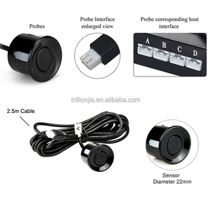 Sistema de sensor de estacionamiento LED Radar de respaldo de marcha atrás para automóvil Zumbador Alarma de advertencia Pantalla LED con 2 sensores de estacionamiento - Product Image 2