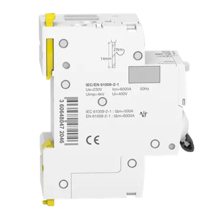 Entrega rápida Schneide-r Rcbo Disyuntores 2025 Acti 9 IDPN N Vigi 6A 1P + N C Curva para distribución de energía - Product Image 2
