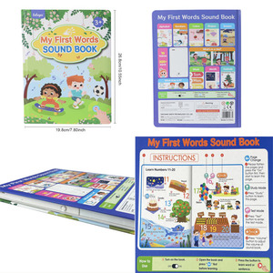 หนังสือเสียงหนังสือภาษาอังกฤษสำหรับเด็กหนังสือเสียงหนังสือนิทานการเรียนรู้โลโก้เนื้อหาที่ปรับแต่งได้ - Product Image 2
