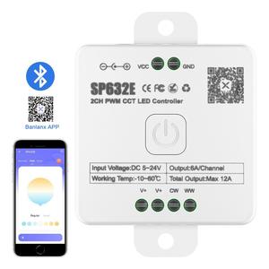 Controller di illuminazione per la casa intelligente SP635E manuale PWM RGB CCT RGBW LED 5-24V musica a colori singoli o doppi e Dimmer abilitato per App - Product Image 3