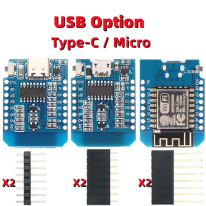 100pcs D1 mini - Mini NodeMcu 4M bytes Lua WIFI Internet of Things development board based ESP8266 WeMos - Product Image 1