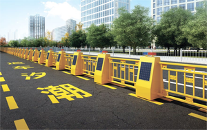 Lối vào đường cao tốc rào cản giao thông hệ thống chuyển hướng xe điều khiển giao thông từ xa rào cản di động - Product Image 2