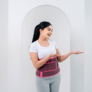 Korset arang bambu Nano Harga terbaik untuk bersalin korset pembentuk pinggang harian Postpartum pendukung panggul dengan Velcro penutupan - Product Image 4