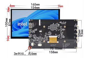 Vendita calda 7 pollici IPS capacitivo Touch Screen pannello di visualizzazione accesso diretto a una linea 1024*600 risoluzione per lampone Pi LCD - Product Image 2