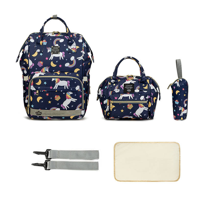 Cheval arc-en-ciel bleu royal