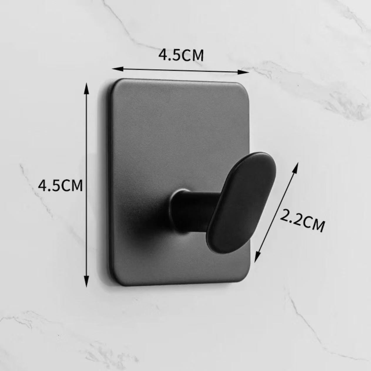 Black duckbill hook (double-sided adhesive)