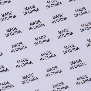 批发自粘椭圆形聚氯乙烯标签中国制造透明聚氯乙烯不干胶贴纸中国包装设计 - Product Image 3