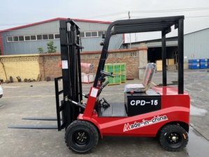 小型ミニ電動フォークリフトCPD10CPD20 1Ton 2Tonロードおよびアンロード用 - Product Image 4