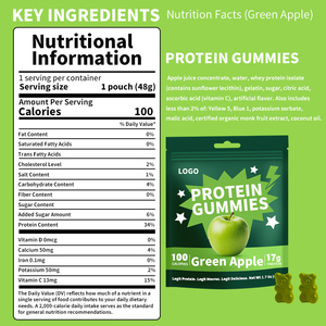 Gommose di proteine del siero di latte Private Label cibo sport supporto energetico integratore caramelle proteine Gummies - Product Image 6