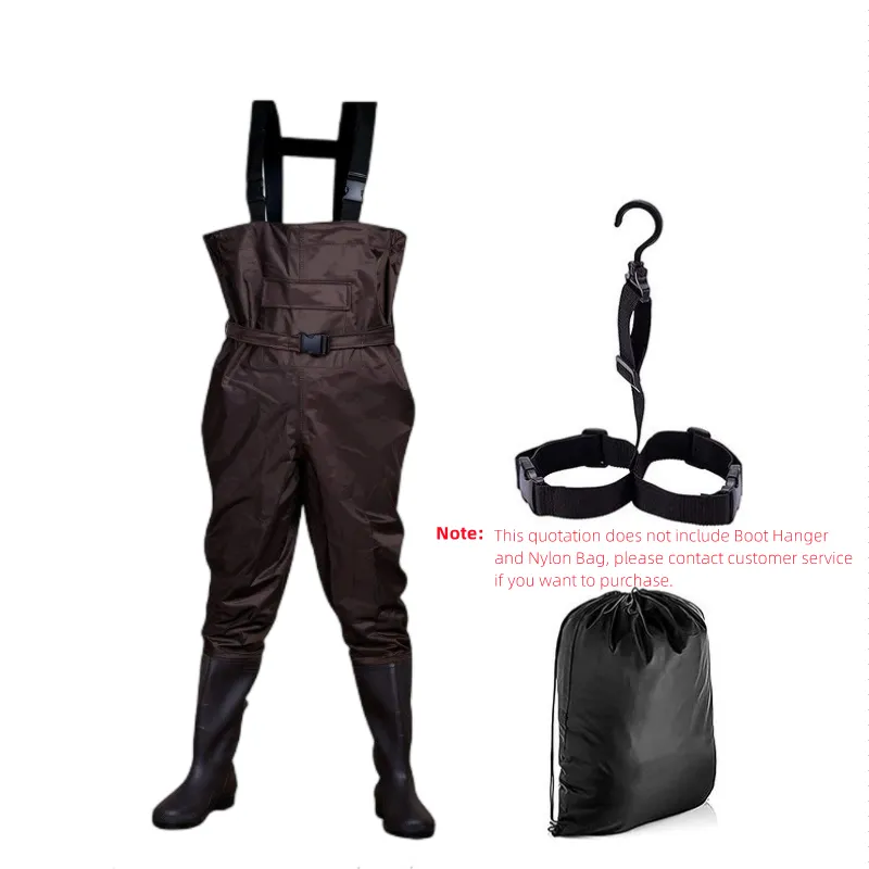 Vente directe d'usine imperméable taille haute Waders botte pied Waders Wader pêche