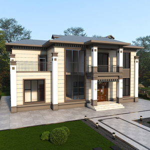 Đầy đủ trang bị mô-đun nhà prefab nhà ánh sáng Kết Cấu Thép biệt thự nhà sang trọng đúc sẵn biệt thự - Product Image 1