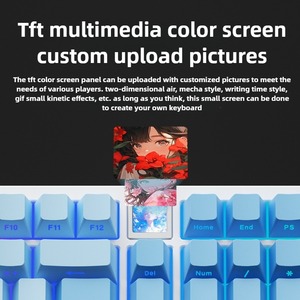 Weikav WK102 Kit de teclado mecánico Tri-mode 2,4G/BT/con cable con estructura de junta de pantalla TFT Barebones RGB Teclados intercambiables en caliente - Product Image 5
