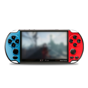 Yeni Retro klasik X7 artı 3D Video oyunu sopa 2.4G kablosuz 5 inç ekran dahili 4K elde kullanılır oyun konsolu hediye - Product Image 1