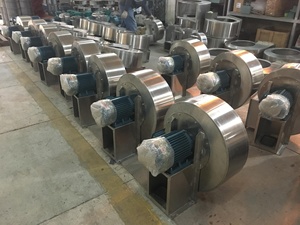 350mm Industrie kessel Primär luft Edelstahl Hochdruck belüftung Radial ventilator gebläse - Product Image 4