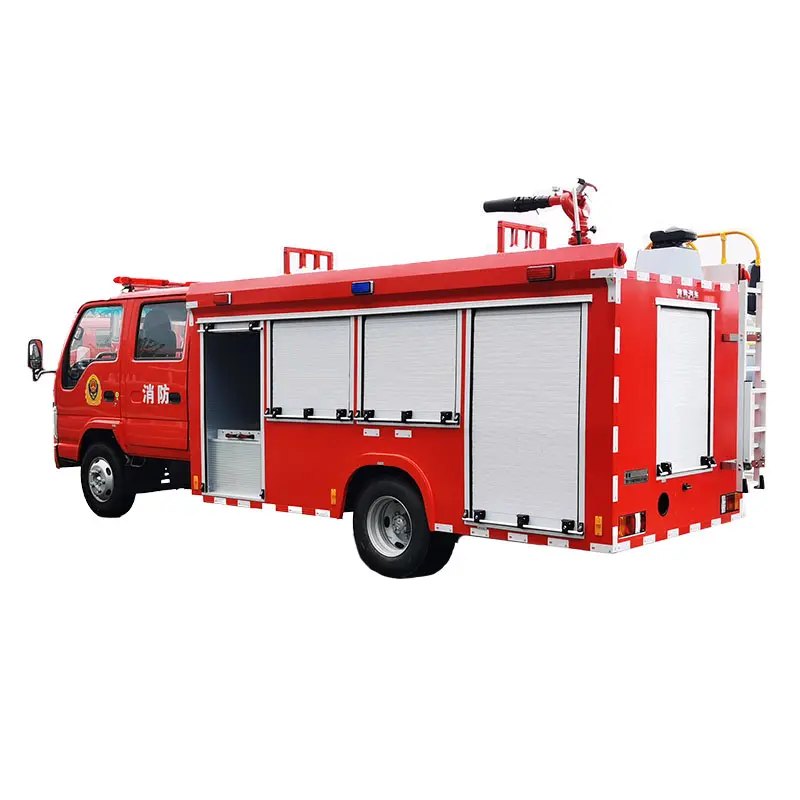 Venta directa de fábrica Isuzu 3500L camión de bomberos de polvo de espuma de agua