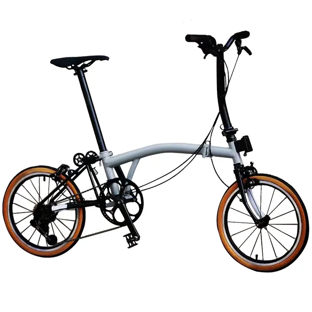 Popular Design Folding Bike 3-5 6 7 9 Speed 16 inch Aluminum Alloy Carbon Steel Folding Road Bicycle