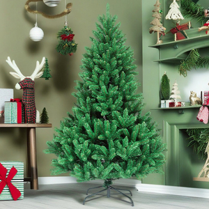 Factory Wholesale Customized Premium PVC PE Mixed Xmas <strong>Tree</strong> Artificial Fat Christmas <strong>Tree</strong> With Metal Stand - Product Image 3