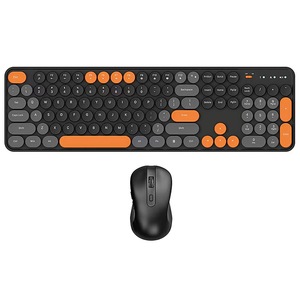 Customizable CK280 105 Keys 2.4G Silent Colorful Pink Wireless <strong>Keyboard</strong> <strong>Mouse</strong> Office PC <strong>Computer</strong> Typewriter Cute <strong>Mouse</strong> Full-size - Product Image 5
