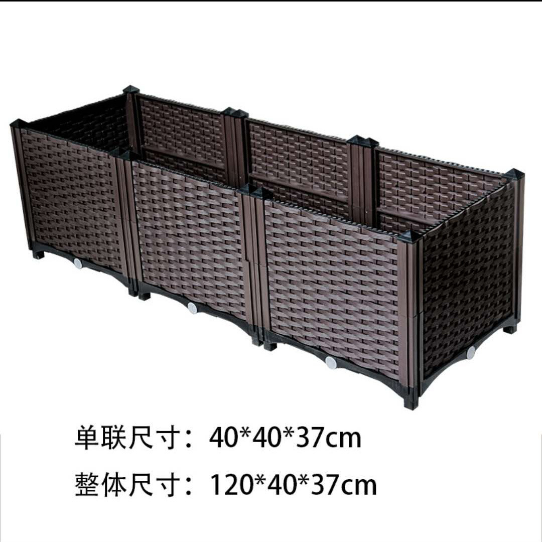 Le label de rotin a approfondi 3 le panneau 120*40*37cm