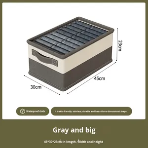 Lưu Trữ Lớn Có Thể Gập Lại Kệ Có Thể Gập Lại Cube Quilt Organizer Cho Phòng Ngủ Tủ Quần Áo Cho Nhu Yếu Dụng Hàng Ngày Sử Dụng Phòng Tắm - Product Image 5