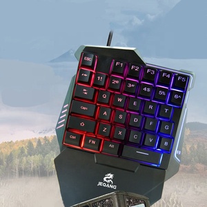 Juego de teclado y ratón de una mano, diseño de botón de juego de 35 teclas, paquete combinado de juego móvil 2 en 1, 1, 2 - Product Image 4