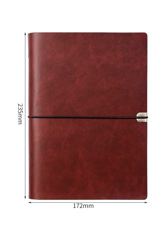 Brown vintage strap book