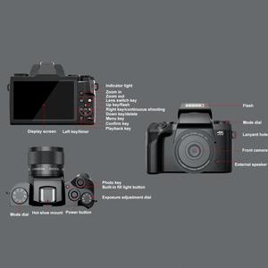 Brand New FSD-W5 <strong>4</strong>-Inch Touch Screen WiFi Transmission 4K HD Digital <strong>Camera</strong> Student Photo SLR - Product Image 3