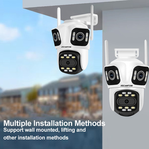 Rscamtom P2P ICSEE Three Lens Three Screen Wifi PTZ <strong>Camera</strong> 6K HD Outdoor IP <strong>Camera</strong> Auto Tracking Video Security Cameras Wifi - Product Image 3