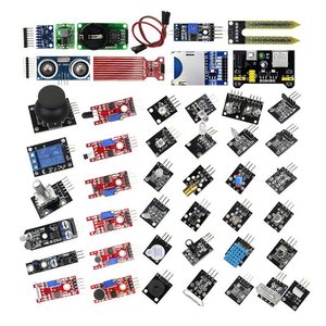 Módulos de sensores para arduino, Kit de iniciación, mejor que el kit de sensor 37 en 1, R3 MEGA2560, 45 en 1