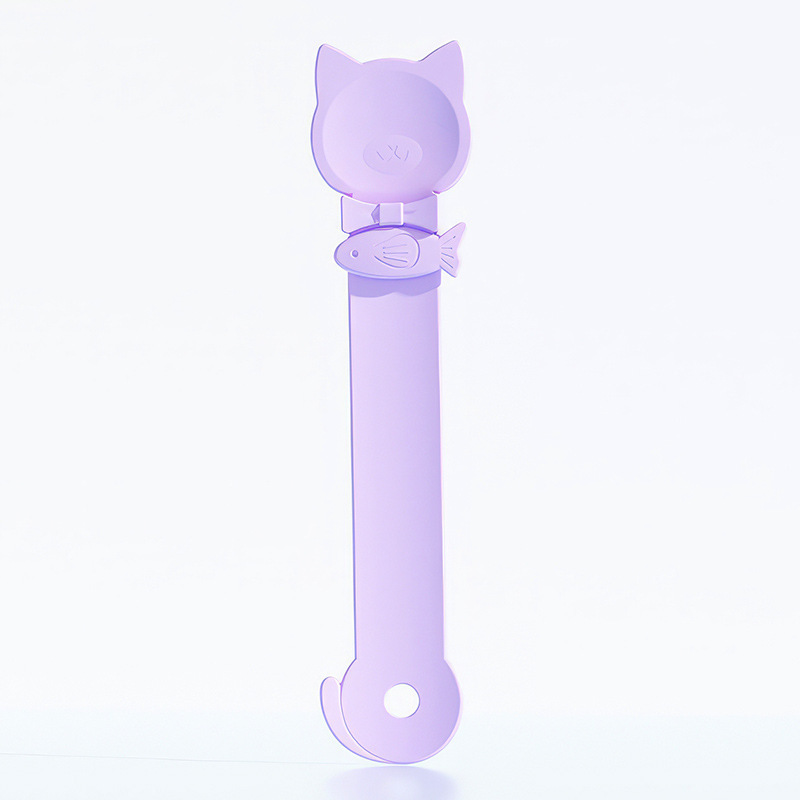 Cat tail cat treat dispenser-purple