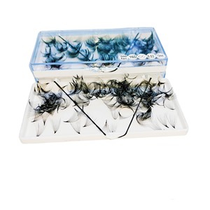 Vietnamca 0.03 0.05 16D Premade Mega hacim Fan Lashes sivri kök ince ince taban kullanımı kolay gevşek Pro yapılan uzantıları - Product Image 1