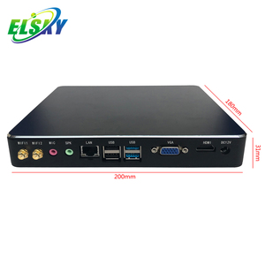 CPU ile masaüstü X86 Skylake 6th nesil çekirdek Mini Pc I5 6200U 6300U Realtek 8111E VGA HD_MI LVDS HD4003 - Product Image 3