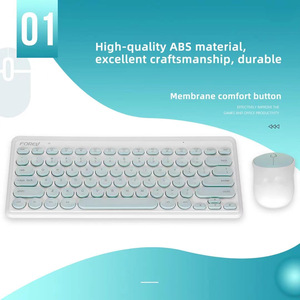 Portable Mini 2.4 Wireless Charging <strong>Keyboard</strong> and <strong>Mouse</strong> Combination Power Saving Fashion Business Wireless <strong>Keyboard</strong> and <strong>Mouse</strong> Set - Product Image 3