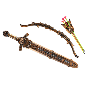 HY Toys Amazon's New Bronzed weapon <strong>Set</strong> Model Simulates a Children's Bow and Arrow - Product Image 2