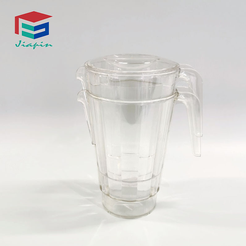 Europe Design Clear Beer Milk Pitcher Beer Juice Pitcher 1500ml 50oz Stack Hard Plastic Water Jugs